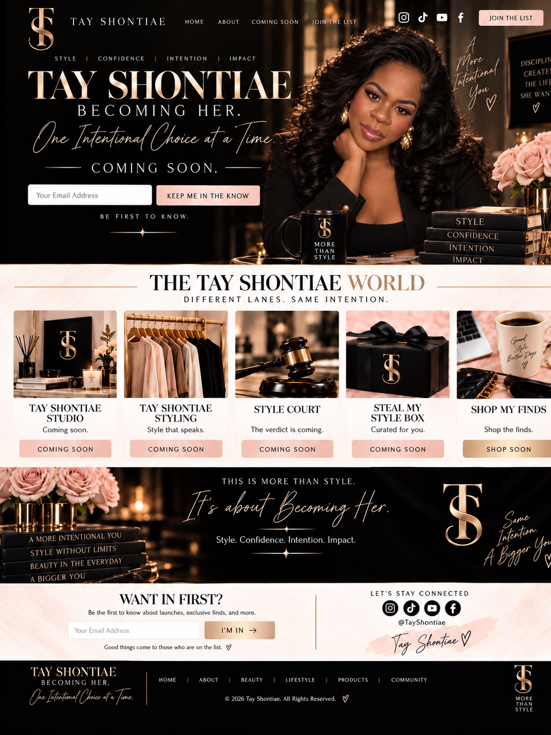 Tay Shontiae — Becoming Her. One Intentional Choice at a Time.